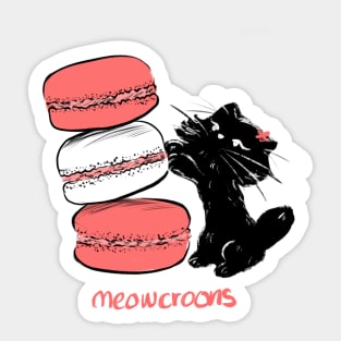 meowcroons Sticker